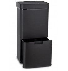 Сміттєвий бак Royal Trash Matte Black Sensor 72 літри з неіржавкої сталі(10035365)
