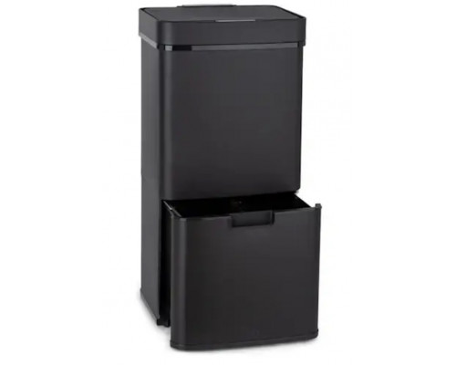 Сміттєвий бак Royal Trash Matte Black Sensor 72 літри з неіржавкої сталі(10035365)