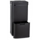 Сміттєвий бак Royal Trash Matte Black Sensor 72 літри з неіржавкої сталі(10035365)