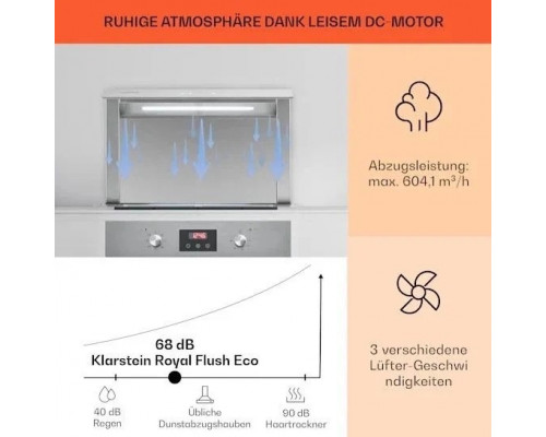 Витяжка KLARSTEIN Royal Flush Eco Downdraft 576 м³/год (10038406)