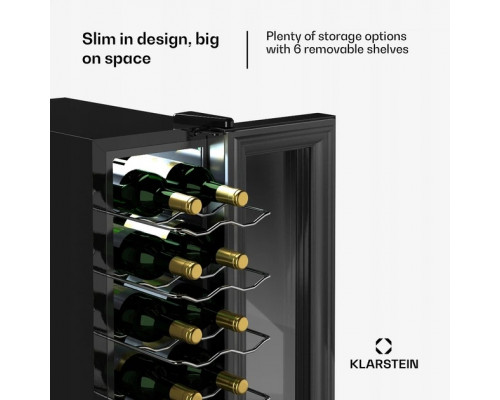 Винний холодильник Klarstein Shiraz 14 Slim Uno 10041206