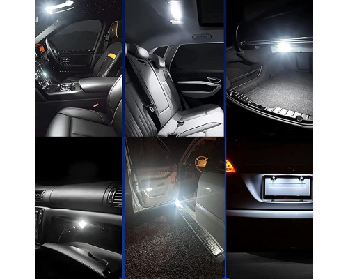 Світлодіодні лампи для освітлення салону автомобіля TITKBOW 10 шт