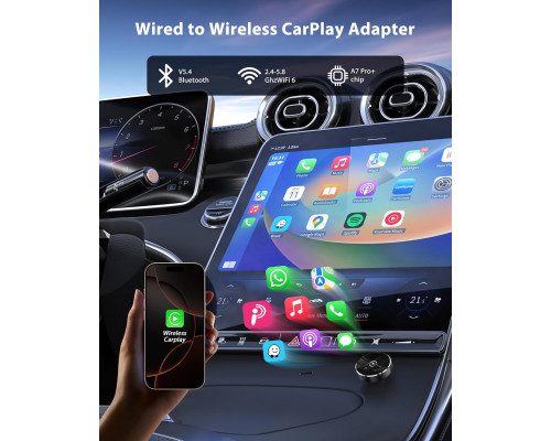Бездротовий адаптер CarPlay для iPhone