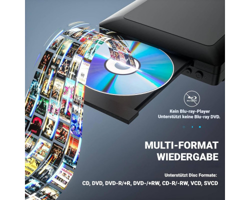 Портативний міні-DVD-плеєр Tojock