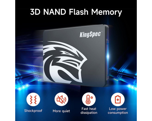 Внутрішній SSD-накопичувач KingSpec 512 ГБ (2.5 дюйми)