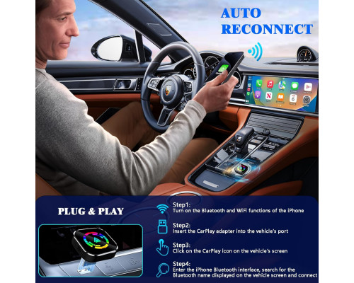 Бездротовий адаптер CarPlay BSUBSU