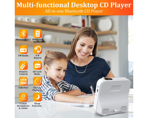 Настільний CD-програвач Bluetooth KOVCDVI