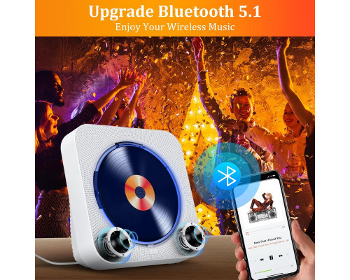 Настільний CD-програвач Bluetooth KOVCDVI