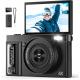 Цифрова камера 4K із поворотним екраном на 180° GUEVWES