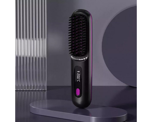 Портативна щітка-випрямляч для волосся GoBrush Pro