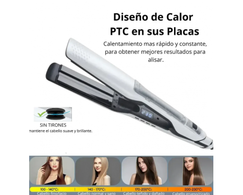 Паровий випрямляч для волосся Plancha De Pelo A Vapor Professional