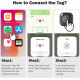 Розумні Bluetooth-трекери weTag для iPhone та Apple Find My(6 шт)