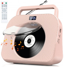 Настільний CD-плеєр Gracioso із вбудованим FM-радіо та Bluetooth