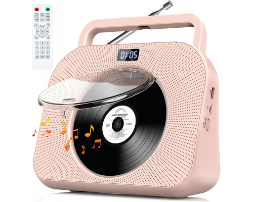Настільний CD-плеєр Gracioso із вбудованим FM-радіо та Bluetooth