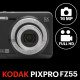 Цифрова камера Kodak з ширококутним об'єктивом 28 мм та 5-кратним оптичним зумом