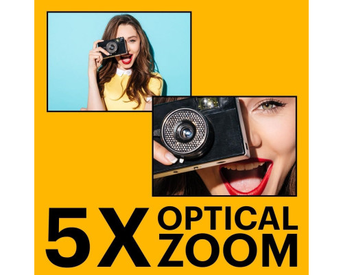 Цифрова камера Kodak з ширококутним об'єктивом 28 мм та 5-кратним оптичним зумом