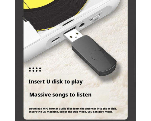 Портативний CD-плеєр Generic з Bluetooth та РК-дисплеєм