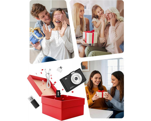 Портативна цифрова камера 4K 64MP з IPS 2.8