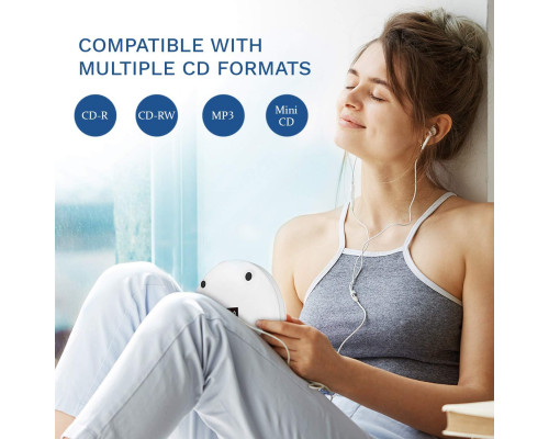 Портативний CD-програвач з Bluetoothз Bluetooth і підтримкою WMA/MP3