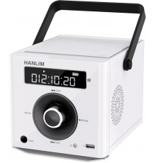 Портативний CD-плеєр HANLIM 20 Вт (акумулятор 2000 мА·год та пульт ДК)