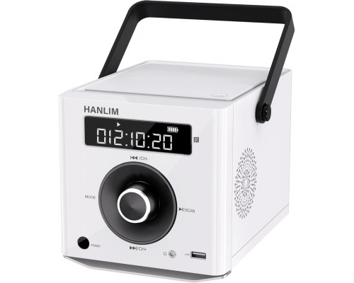 Портативний CD-плеєр HANLIM 20 Вт (акумулятор 2000 мА·год та пульт ДК)
