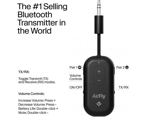 Bluetooth адаптер Twelve South AirFly Pro 2 для бездротових навушників