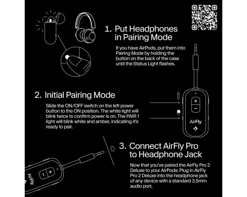 Bluetooth адаптер Twelve South AirFly Pro 2 для бездротових навушників