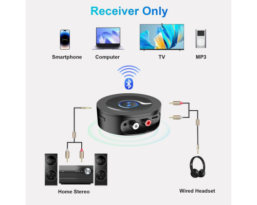 Bluetooth-приймач 5.2 для домашньої стереосистеми BLACKHORSE