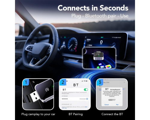 Бездротовий адаптер CarPlay для iPhone Aerlien