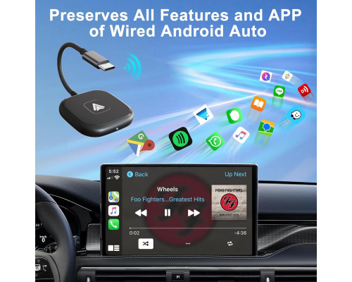 Бездротовий адаптер Android Auto PAUNEZUEL