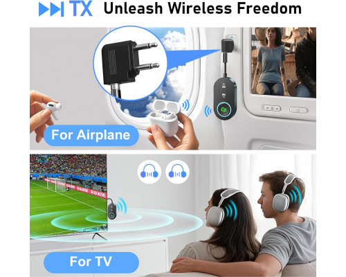 Bluetooth передавач та приймач 2-в-1 Ticenpe