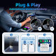 Бездротовий адаптер для CarPlay та Android Auto сумісний з iOS 10+ та Android 11+