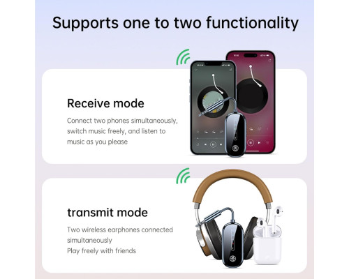 Бездротовий Bluetooth 5.4 адаптер (приймач та передавач)