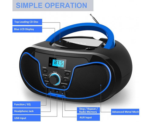 Портативний музичний центр LP-D02 CD Player