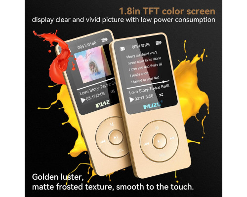 Портативний MP3-плеєр 64GB з FM-радіо та записом голосу