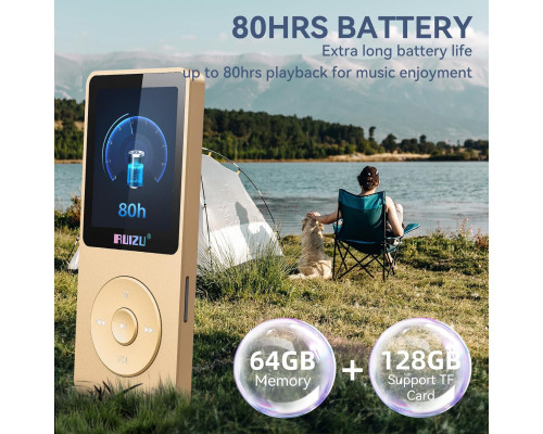 Портативний MP3-плеєр 64GB з FM-радіо та записом голосу