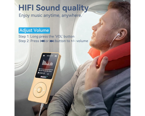 Портативний MP3-плеєр 64GB з FM-радіо та записом голосу