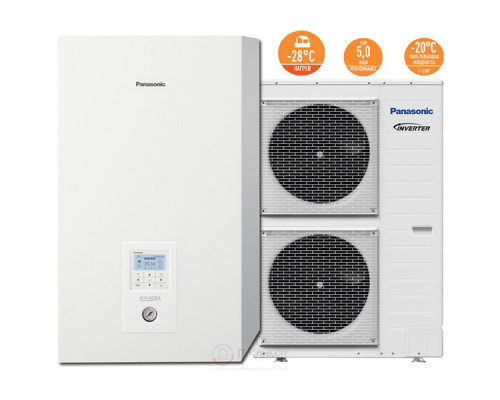 Тепловий насос Panasonic AQUAREA T-CAP 9 кВт KIT-WXC09H3E8 Bi-Bloc