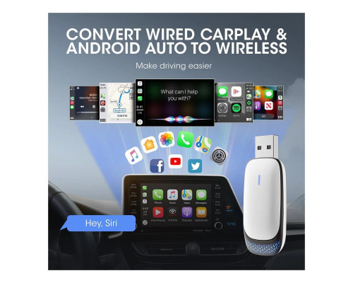 Бездротовий адаптер CarPlay FEisca CP-01x