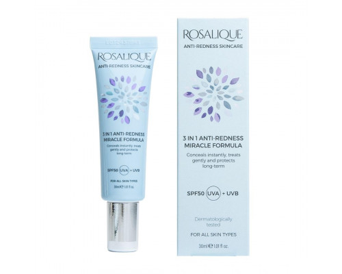 Крем для обличчя Rosalique проти червоний SPF50