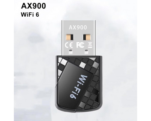 900 Мбіт/с USB WiFi 6 адаптер AX900 USB Dongle 2.4G 5G дводіапазонний бездротовий WLAN приймач для Win10 та Win11