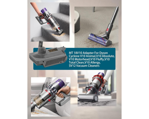 Адаптер батареї TEPULAS for Dyson V10 для Makita