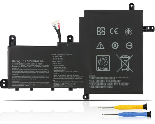 Акумулятор B31N1729 для ноутбуків Asus