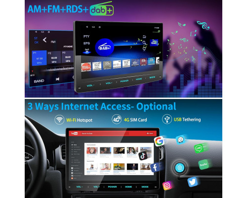 Автомобільна навігація DAB+ 1 DIN URVOLAX UR90A