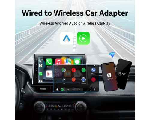 Автомобільний бездротовий адаптер CarPlay для Dacia Duster