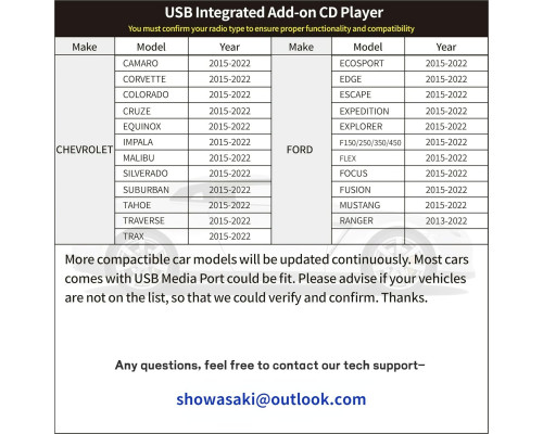 Автомобільний CD-програвач Showasaki
