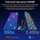 AX900M 2 в 1 USB Wi-Fi Bluetooth Dongle для ПК