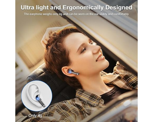 Бездротові Bluetooth-навушники POMUIC W23 з мікрофоном із шумопоглинанням IPX7