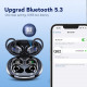 Бездротові Bluetooth-навушники QXQ зі світлодіодним дисплеєм