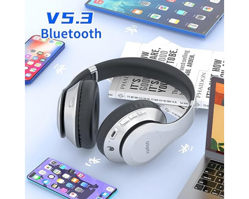 Бездротові Bluetooth-навушники Uliptz WH203A сріблясті